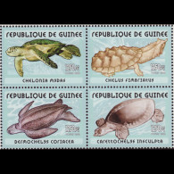 GUINEA 2002 - Scott# Turtles(4) Turtled Set Of 4 MNH - Guinea (1958-...)