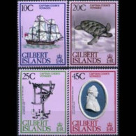 GILBERT IS. 1979 - Scott# 321-4 Capt.Cook Set Of 4 MNH - Gilbert- Und Ellice-Inseln (...-1979)