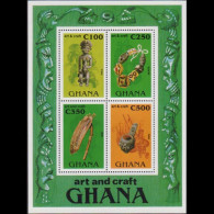 GHANA 1994 - Scott# 1639 S/S Handicraft MNH - Ghana (1957-...)