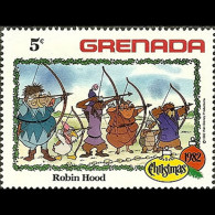 GRENADA 1982 - Scott# 1132 Disney-Robin Hood 5c MNH - Grenade (1974-...)