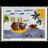 FR.POLYNESIA 2005 - Scott# 910 Christmas Set Of 1 MNH - Ungebraucht