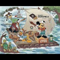 DOMINICA 1985 - Scott# 924 S/S Disney-Twain MNH - Dominica (1978-...)