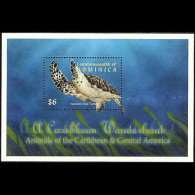 DOMINICA 2000 - Scott# 2265 S/S Hawksbill Turtle MNH - Dominica (1978-...)