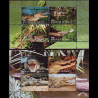 DJIBOUTI 2010 - S/S Crocodiles MNH - Djibouti (1977-...)