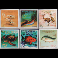 DJIBOUTI 1977 - Scott# 464-9 Marine Life Imp. Set Of 6 MNH - Djibouti (1977-...)