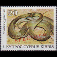 CYPRUS 1992 - Scott# 805 Snake Specimen 20c MNH - Nuovi