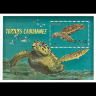 DJIBOUTI 2000 - Scott# 812 S/S Turtles MNH - Dschibuti (1977-...)