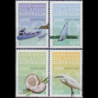COCOS IS. 2013 - Scott# 368-71 Stamp 50th. 60c-$2 MNH - Cocoseilanden