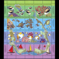 COCOS IS. 1994 - Scott# 292f Sheet-Reef Fish MNH - Kokosinseln (Keeling Islands)