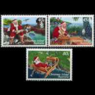 CHRISTMAS IS. 1997 - Scott# 407-9 Christmas Set Of 3 MNH - Christmas Island