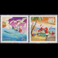 CHRISTMAS IS. 2003 - Scott# 443-4 Christmas Set Of 2 MNH - Christmas Island