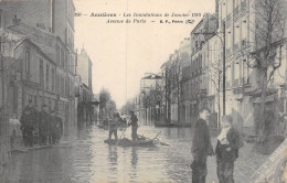 P-24-Mi-Is-1782 : ASNIERES. LA CRUE DE LA SEINE. AVENUE DE PARIS - Asnieres Sur Seine