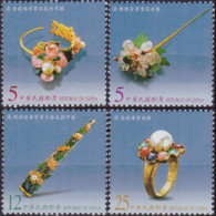 CHINA-TAIWAN 2007 - Scott# 3721-4 Old Jewelry Set Of 4 MNH - Neufs