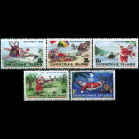 CHRISTMAS IS. 1986 - Scott# 189-93 Christmas Set Of 5 MNH - Christmaseiland