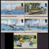 CAYMAN IS. 2011 - Scott# 1076-80 Catboat 25c-$2 MNH - Cayman (Isole)