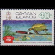 CAYMAN IS. 1972 - Scott# 299 Underwater Cable 40c MNH - Iles Caïmans