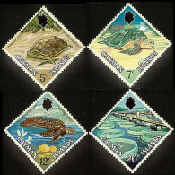 CAYMAN IS. 1971 - Scott# 283-6 Turtles Set Of 4 LH - Kaimaninseln