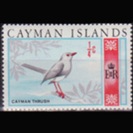 CAYMAN IS. 1970 - Scott# 262 Bird-Thrush 1/4c MNH - Kaaiman Eilanden