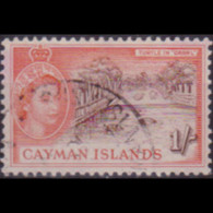CAYMAN IS. 1954 - Scott# 145 Turtle Crawl 1s Used - Cayman (Isole)