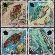 CAYMAN IS. 1971 - Scott# 283-6 Turtles Set Of 4 Used - Kaaiman Eilanden