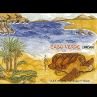 CAPE VERDE 2002 - Scott# 788 S/S Red Turtles LH - Kaapverdische Eilanden