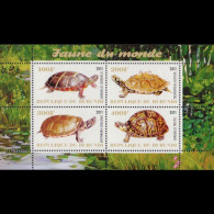 BURUNDI 2010 - S/S Turtles MNH - Unused Stamps