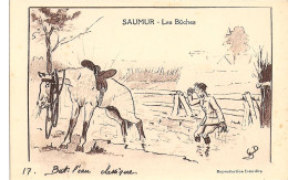 [49] Maine Et Loire > Saumur - Les Buches - N°17 -  Illustrateur Ged- Cheval Dessin - Saumur