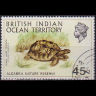 BR.I.O.T. 1971 - Scott# 39 Giant Tortoise 45c Used - Britisches Territorium Im Indischen Ozean