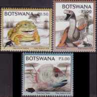 BOTSWANA 2018 - Scott# 1061-3 Wildlife 50-300p MNH - Botswana (1966-...)