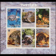 BENIN 2003 - Sheet-Turtles Imp. MNH - Benin - Dahomey (1960-...)