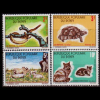 BENIN 1977 - Scott# 371-4 Wildlife Set Of 4 MNH - Benin - Dahomey (1960-...)