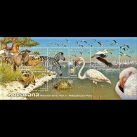 BOTSWANA 2002 - Scott# 765a S/S Wetland Fauna MNH - Botswana (1966-...)