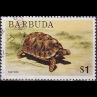 BARBUDA 1975 - Scott# 184 Tortoise $1 Used - Antigua And Barbuda (1981-...)