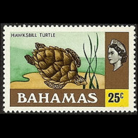 BAHAMAS 1976 - Scott# 400 Hawksbill Turtle 25c MNH - Bahama's (1973-...)