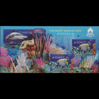 AUSTRALIA 2018 - Scott# 4836C S/S Coral Reefs MNH - Mint Stamps