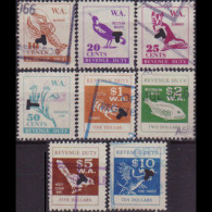 AUSTRALIA-W.AUST. 1966 - #Reve.22-30 Rev-Animal Set Of 8 MNH - Mint Stamps