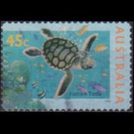 AUSTRALIA 1995 - Scott# 1466 Turtle Set Of 1 Used - Oblitérés