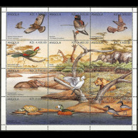 ANGOLA 1996 - Scott# 955 Sheet-Wildlife MNH - Angola