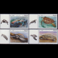 ANGOLA 2018 - Scott# 1520-3 Turtles W/Lab. Set Of 4 MNH - Angola