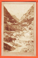 31206 / ⭐ ◉ A Localiser Hotel Valais Gorges TRIENT ?  Vallée Route Pont Torrent 1880s ● Photographie XIXe Format CDV - Alte (vor 1900)