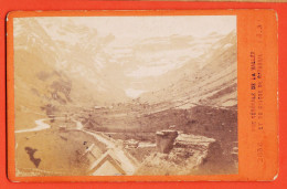 31168 / Photo XIXe GAVARNIE 65-Haute Pyrénées Vue Generale De La Vallée Et Du Cirque  1880s ● Photographie J.A 2038 - Anciennes (Av. 1900)