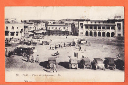 31216 / FEZ Fes Maroc Place Du Commerce 1930 à FLAMANT Toulon  LL 133 LEVY NEURDEIN  - Fez