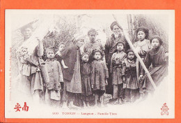 31116 / Etat Parfait- LANGSON Tonkin Famille THOS Ethnic Indigene 1910s Collection DIEULEFILS 800 Indochine Viet-Nam - Vietnam