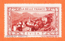 31032 / EVISA 20-Corse (3) Pub Chocolat KWATTA Vignette Collection LA BELLE FRANCE HELIO-VAUGIRARD Erinnophilie - Toerisme (Vignetten)