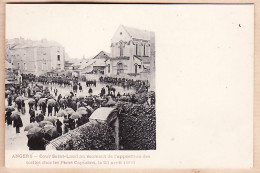 31344 / Peu Commun ANGERS 49-Maine Loire 23 Avril 1903 Apposition Scéllés  Frères CAPUCINS Cour SAINT-LAUD St  - Angers