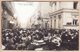 31373 / Rare Carte-Photo ANGERS 49-Maine Loire Fête Des ECOLES 1905s Défilé Rue ALSACE Boulevard SAUMUR - Angers
