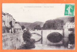 31397 / VILLEFRANCHE-de-ROUERGUE 12-Aveyron Pont Des CONSULS 1909 Louise LAGARDE à Elise ARDOISE VALDERIES-Photo SERIES - Villefranche De Rouergue