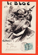 31441 / ⭐ ◉ Caricature Satirique Politique Léon ROZE Jean JAURES Casque Allemand LE BLOC N°1 - 1904 à BLANC Argenteuil - Satirisch