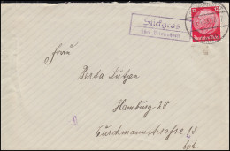 Landpost-Stempel Stickgras über DELMENHORST LAND 15.4.1935 - Briefe U. Dokumente