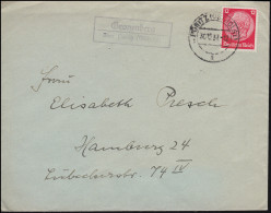 Landpost-Stempel Gronenberg über PÖNITZ (OSTHOLST.) 20.12.1937 Auf Brief - Lettres & Documents